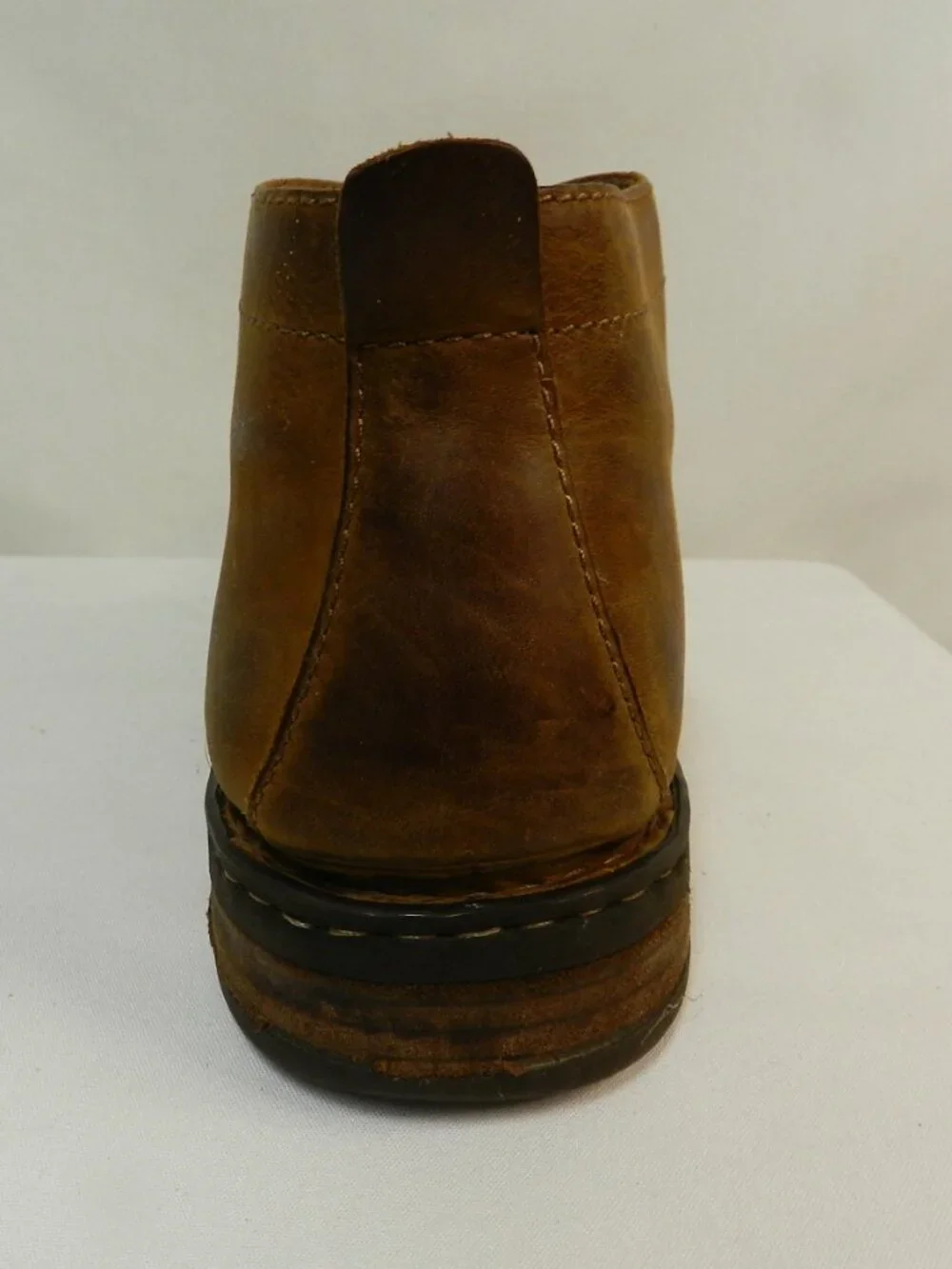 Born Harrison Men Leather ankle Boots Lace Up Chukka Casual brown Size Sz 11.5